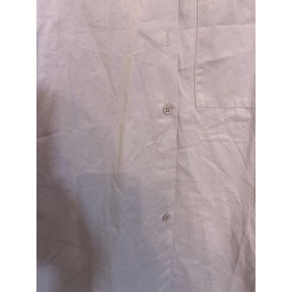 NWT Poplin Oversized Button Down Shirt Nasty Gal Prep School Country Club 2 - Picture 3 of 4